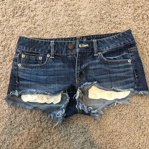 American Eagle blue jean shorts